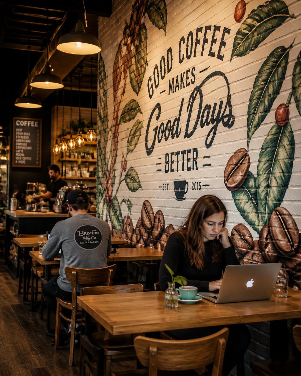 Feature walls that keep customers lingering longer.